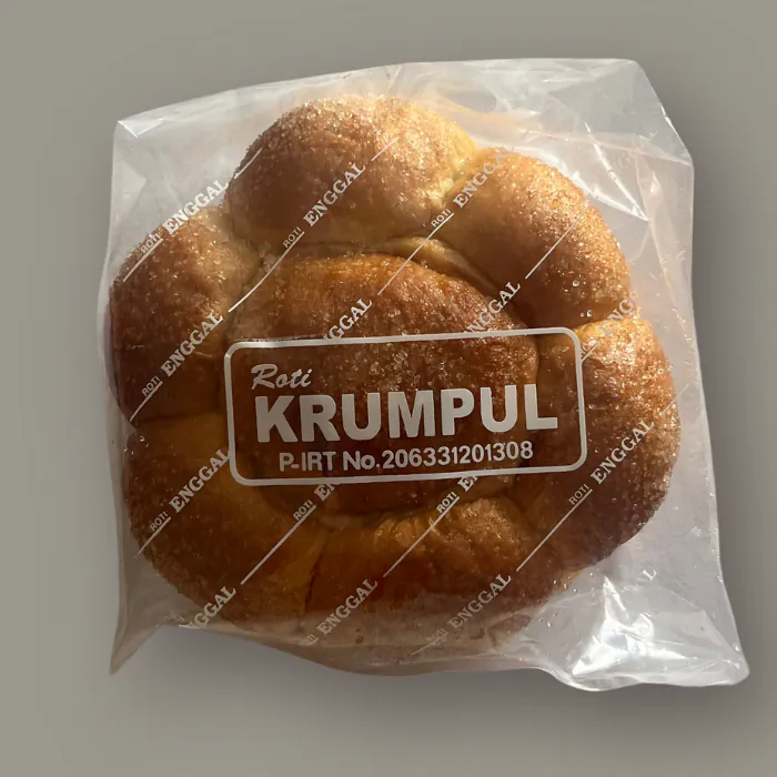 Roti Krumpul bertabur gula